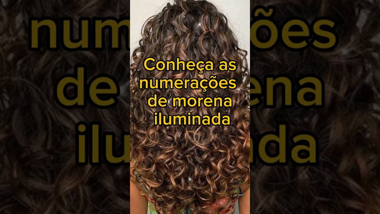 Qual numera&ccedil;&atilde;o para morena iluminada #cachos #morenailuminada #curlyhair