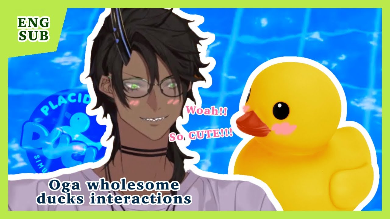 Oga wholesome time with cute ducks [HOLOSTARS EngSub]