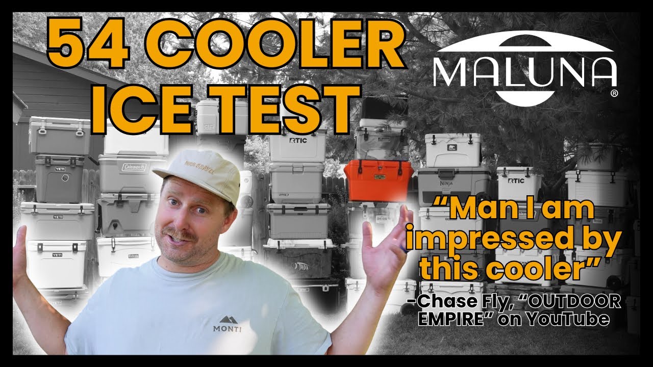 Maluna Rated BEST Rotomolded Cooler in 54 Cooler Ice Test Challenge! 