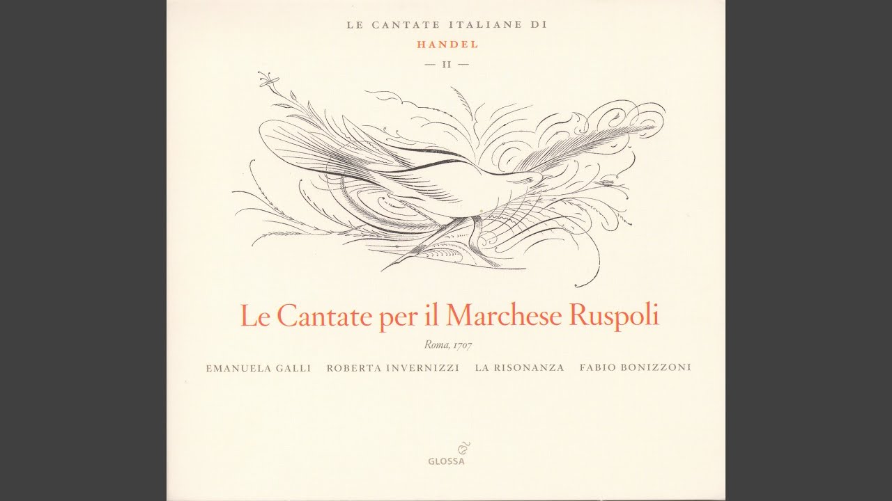 Tu fedel? tu costante?, HWV 171: Aria: Cento belle ami Fileno