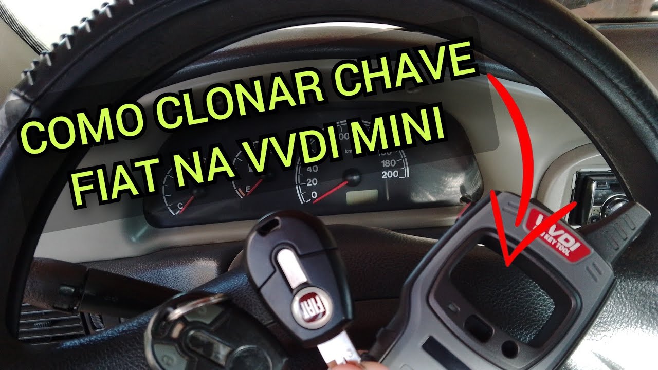 Como clonar chip Fiat id 48 Siena, Pálio, Strada, Uno na VVDI mini da Xhorse