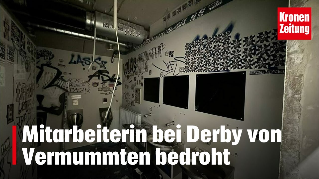 Donaustadion verwüstet: Mitarbeiterin bei Derby von Vermummten bedroht | krone.tv NEWS