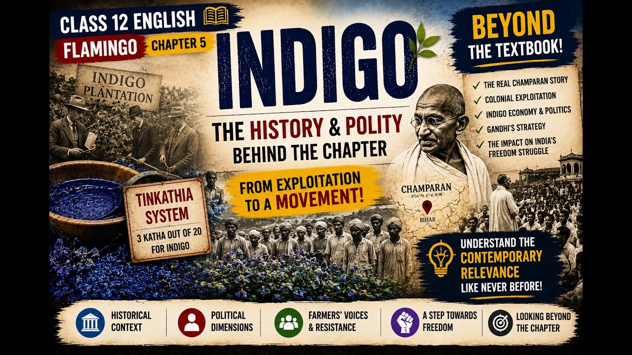 Indigo: Beyond Textbook | The History & Politics Behind the Chapter | Champaran, Gandhi & Real Story