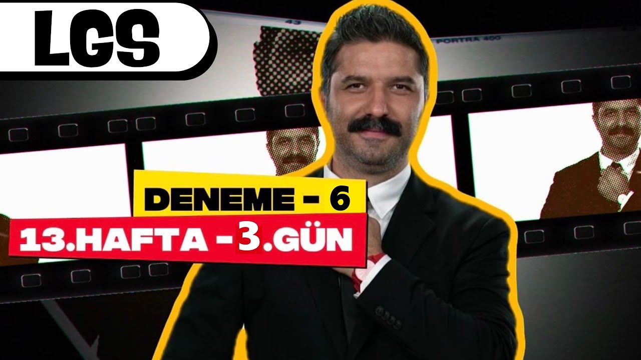 LGS Denemesi - 6 | 13.Hafta - 3.Gün | RÜŞTÜ HOCA