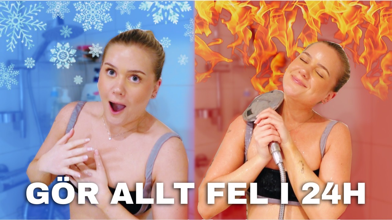 Jag gjorde ALLT tvärtom i 24h – och det här hände