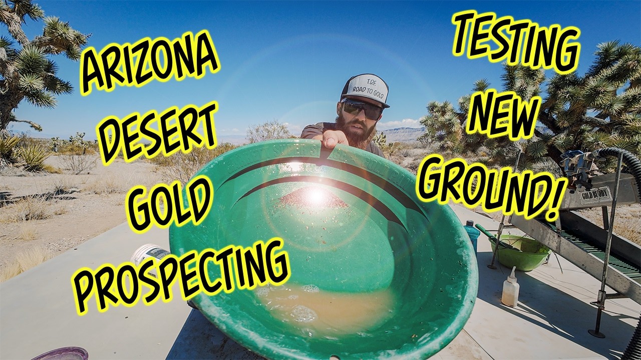 Gold Panning and Dry Washing the Arizona Desert for GOLD!
