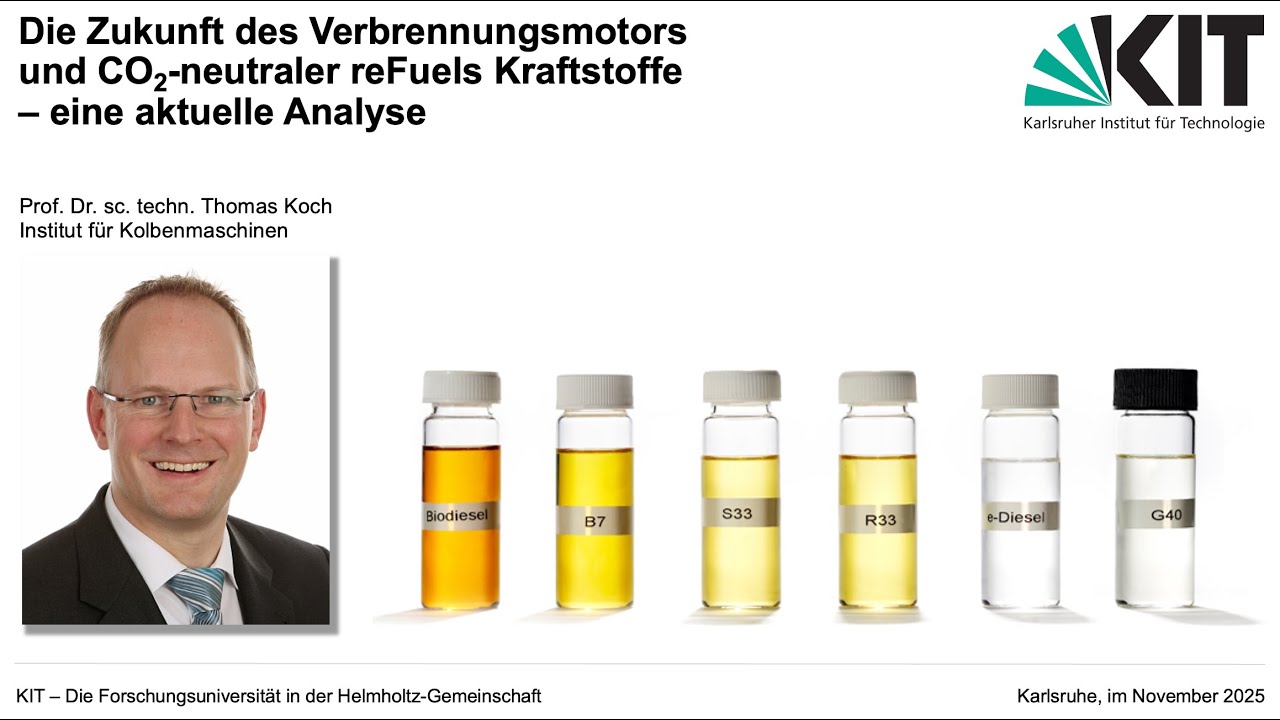 Die Zukunft des Verbrennungsmotors und CO2- neutraler reFuels Kraftstoffe - eine aktuelle Analyse