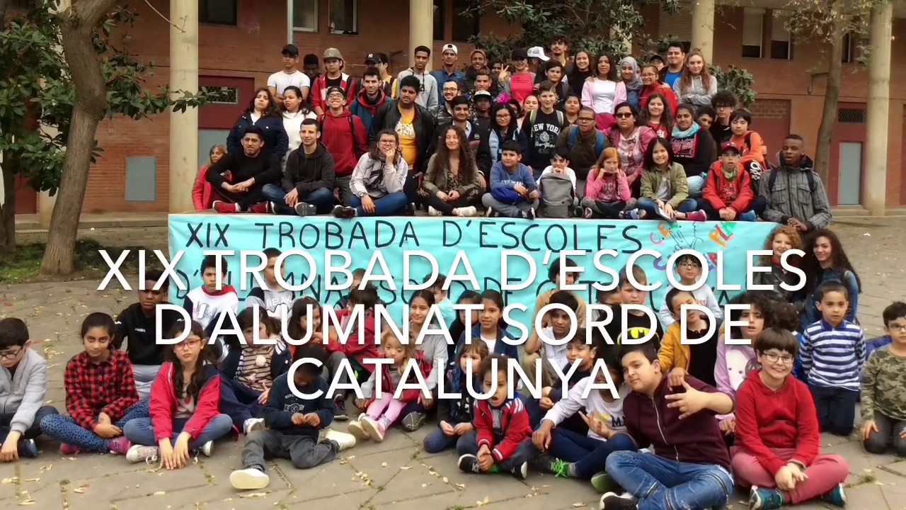 XIX TROBADA D'ESCOLES D'ALUMNAT SORD DE CATALUNYA