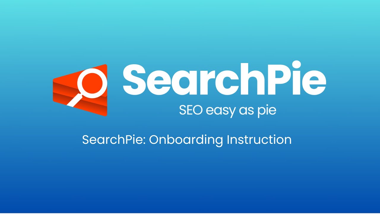 SearchPie: Onboarding Instruction