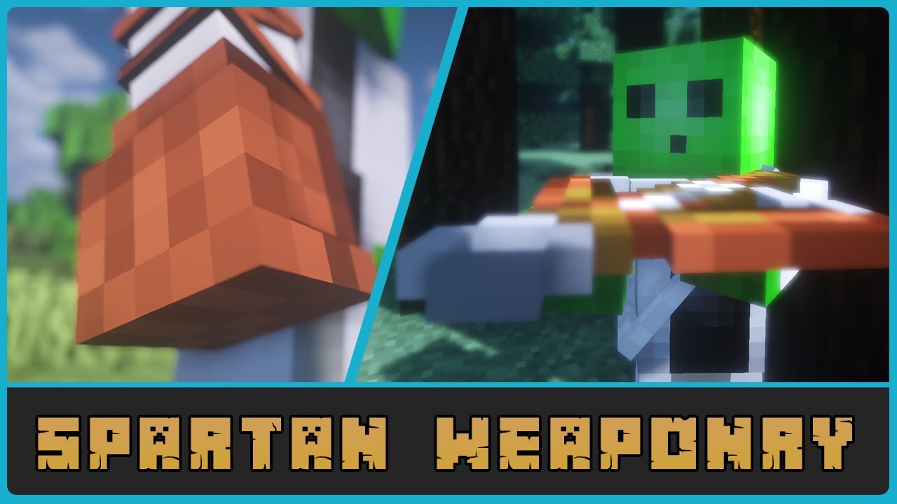 Minecraft - Spartan Weaponry Mod Showcase [Forge 1.14.4]