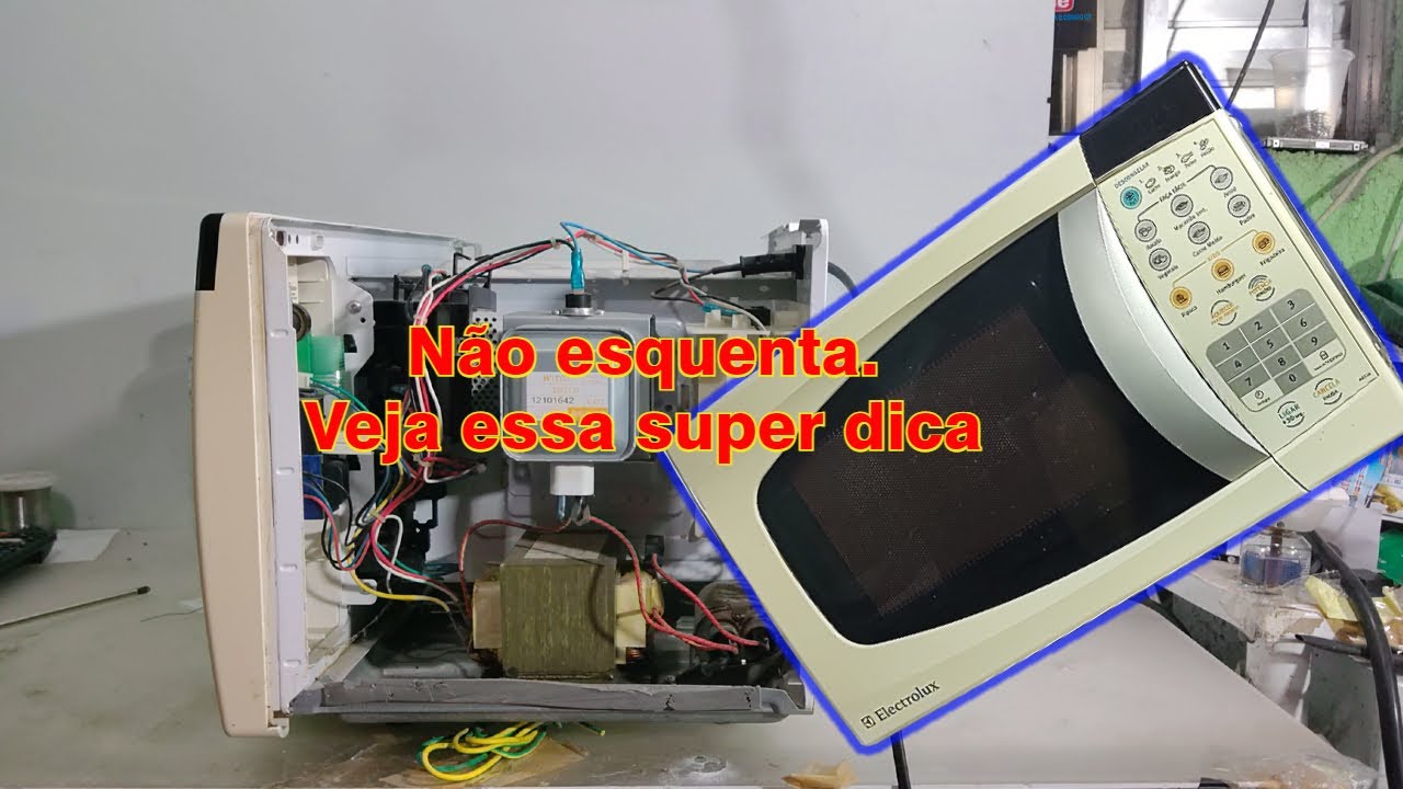 Microondas Electrolux MEF28 não esquenta, veja essa super dica  (resolvido)
