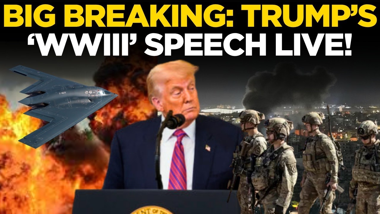 LIVE: Trump New Bombshell On iran | 'Iran Will Never Have Nuclear Weapons' | Trump Urgent Warning