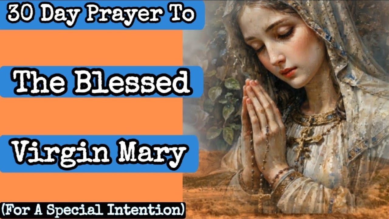 30 Day Prayer To The Blessed Virgin Mary #love #catholic