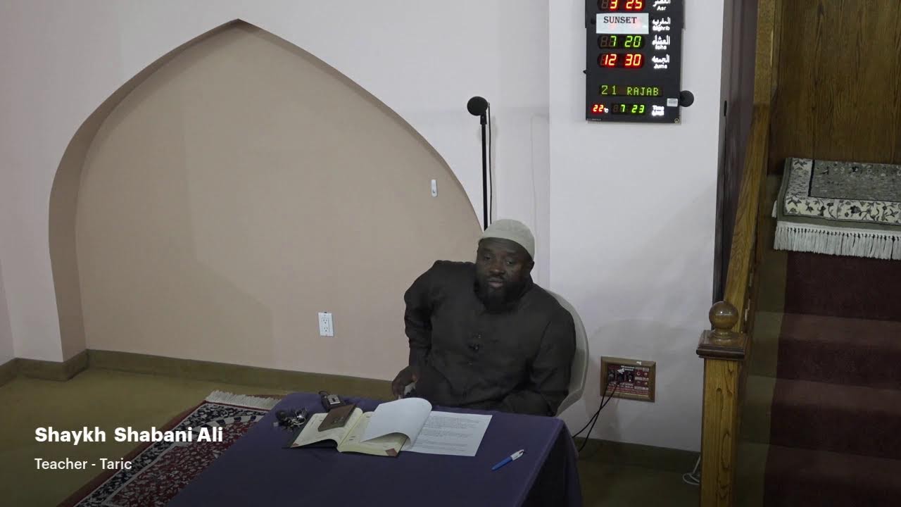 Halaqah w/ Shaykh Shabani Ali