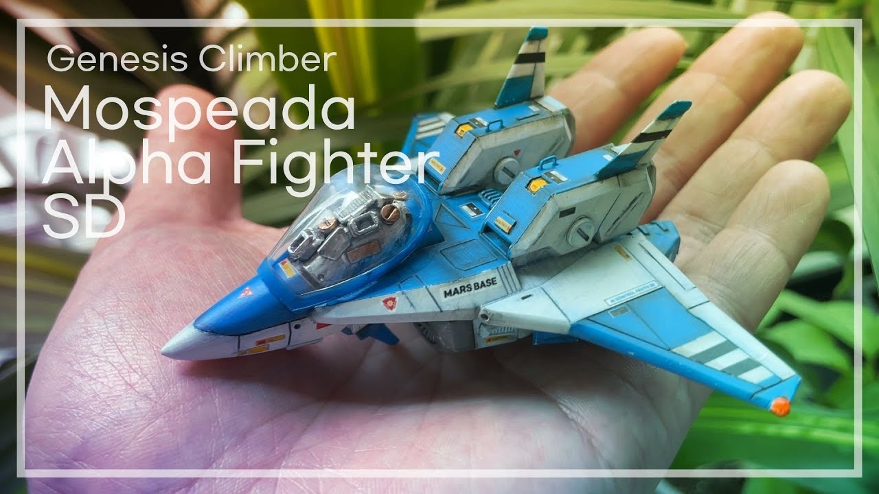Mospeada Alpha Fighter SD / 기갑창세기 모스피다 레기오스 전투기 달걀 비행기 버전