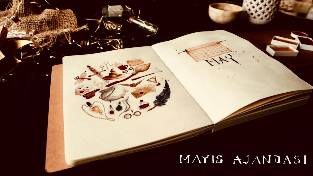 Harry Potter Temalı Mayıs Ajandası ~ May Bullet Journal