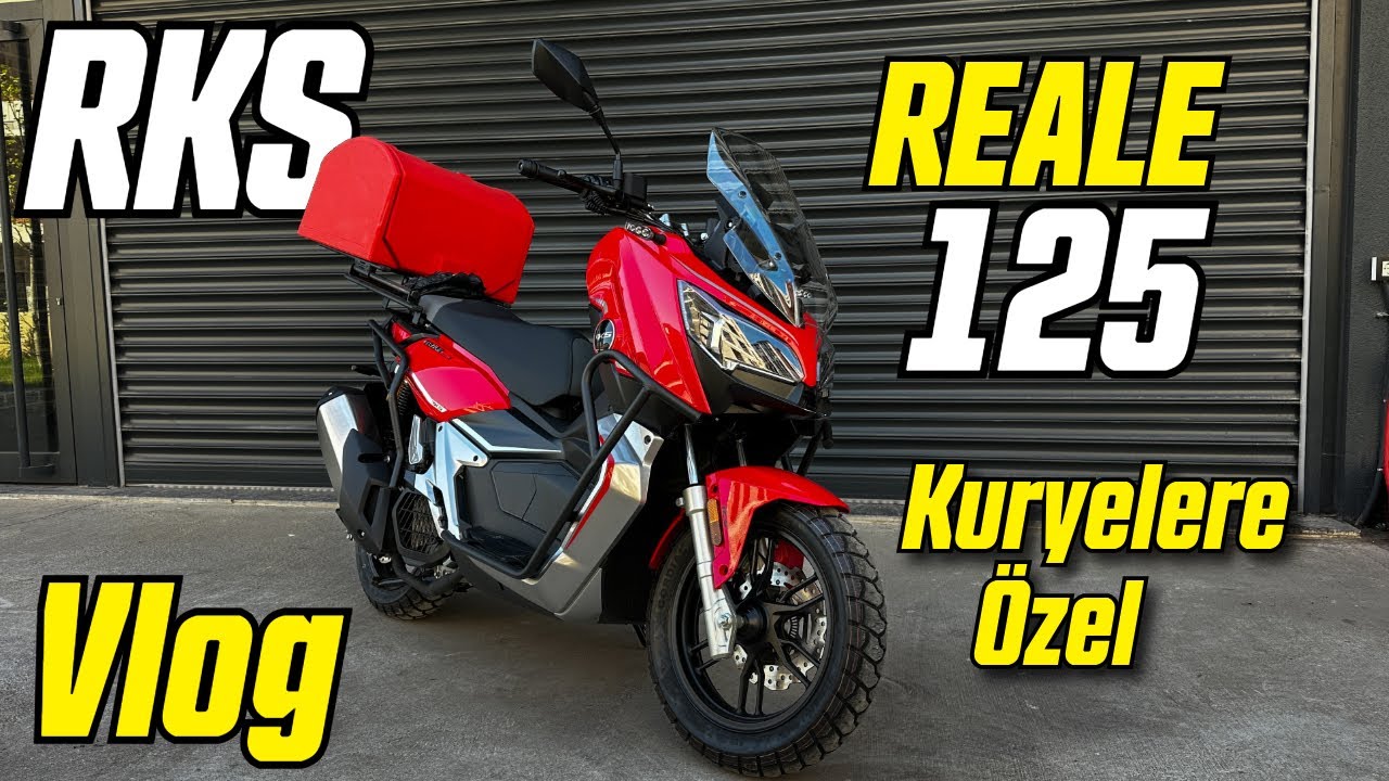 Kuryelere Özel / RKS Reale 125 / Çanta Demiri İşli