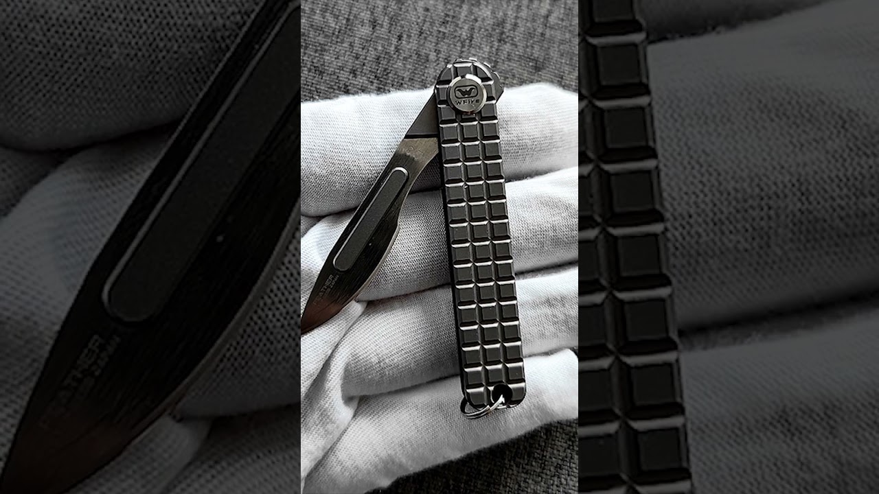 Pocket-Sized Titanium Folding Knife - Portable EDC Utility