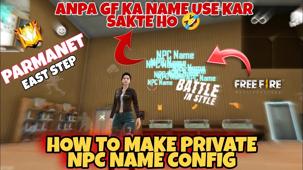How To Make Own NPC Name Config File || NPC Name Config Making Easy Tutorial By @VIP FILE CREATOR