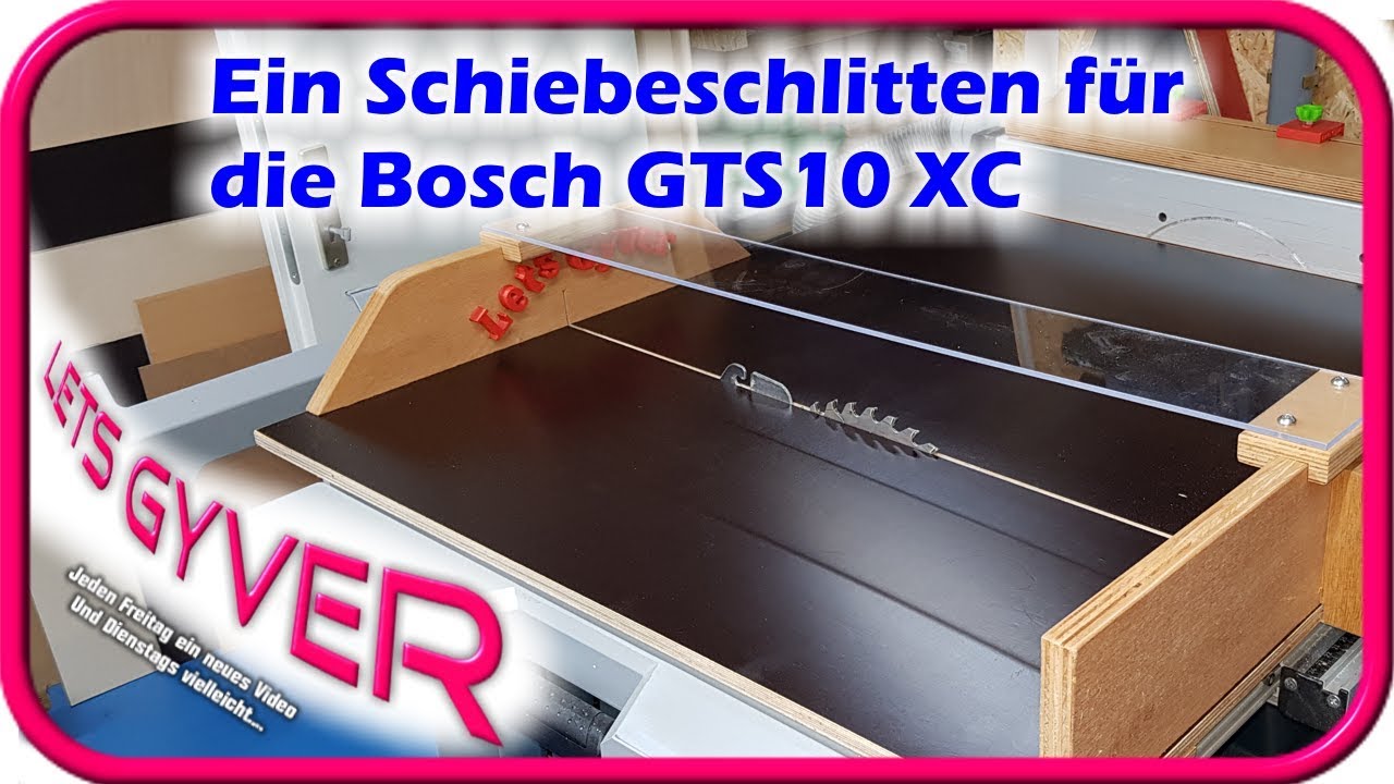 Die Bosch GTS 10 bekommt einen neuen Schiebeschlitten.