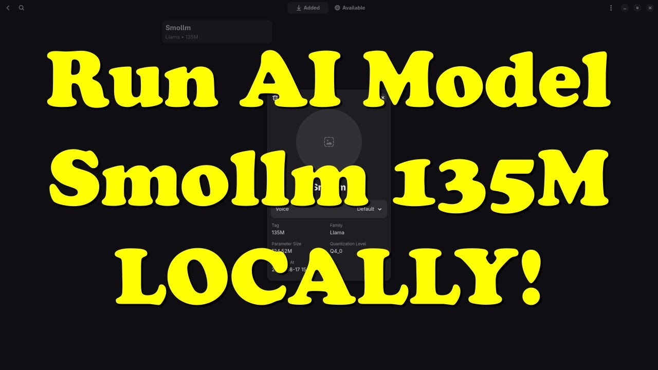Run Smollm 135M LLM Locally in Minutes! (No GPU Needed)