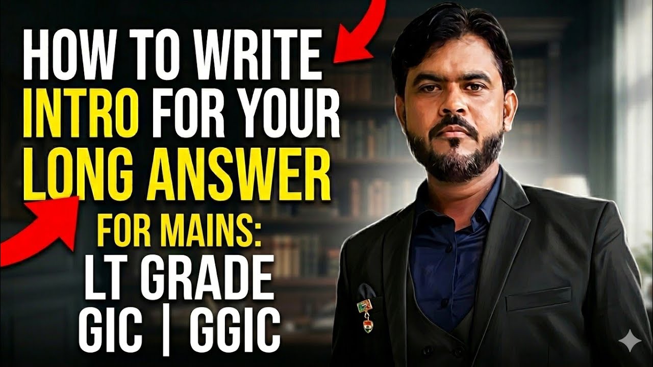 Magic Trick for you to frame your Long Answer . #ltgrade #gic #emrs #pgt #mains #exam #2026.