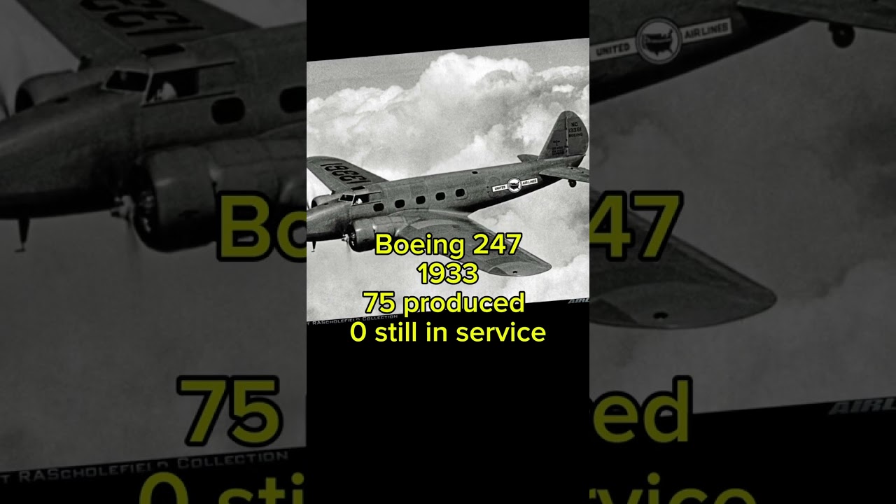 EVOLUTION of Boeing Aircraft (part 1)😎 #aviation #planes #airplane #boeing #aircraft