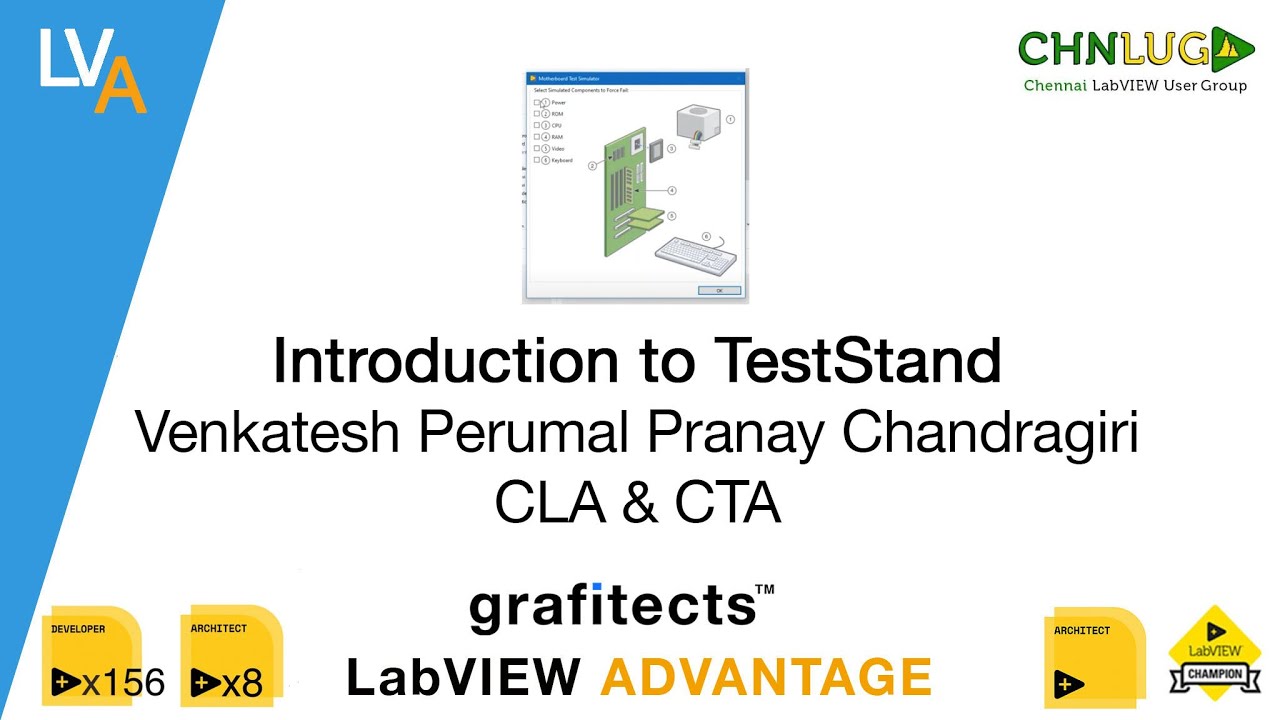 Введение в TestStand — Венкатеш Перумал Пранай Чандрагири, CLA 7 CTA — CHNLUG 4