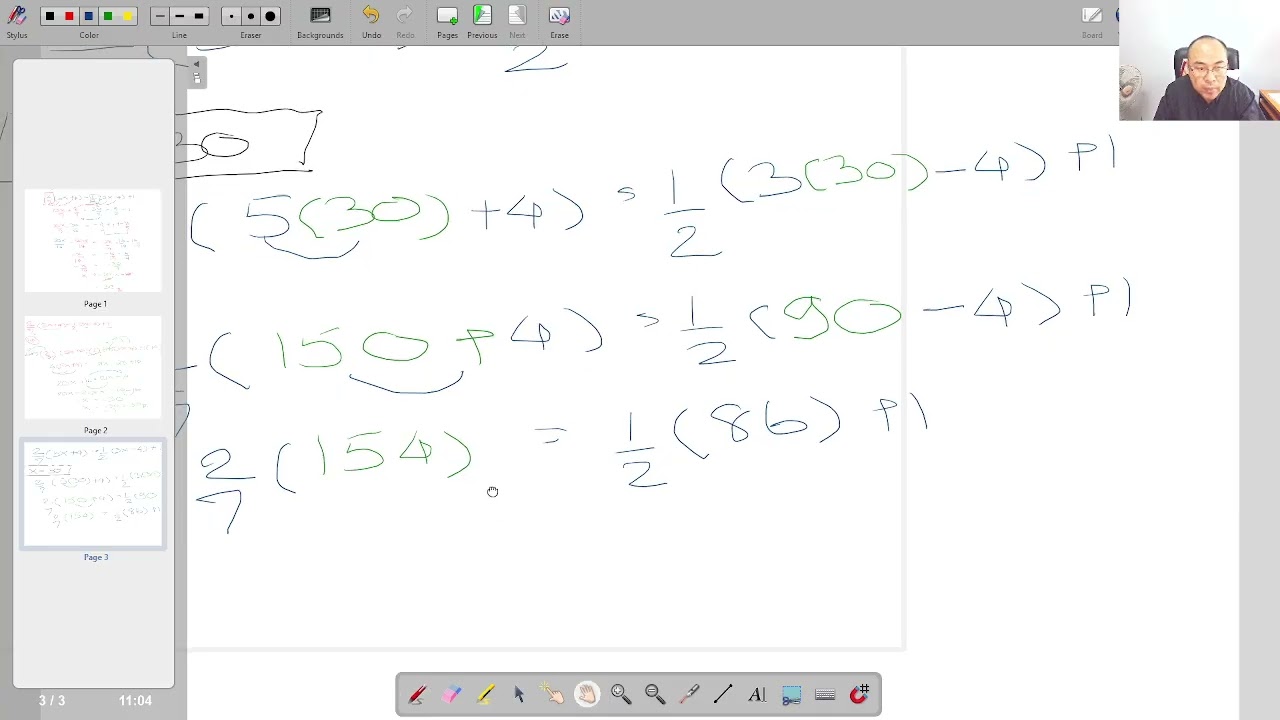 การตรวจคำตอบของโจทย์การบ้าน [ 2/7(5x+4)= 1/2 (3x-4)+1]  ที่หามาได้
