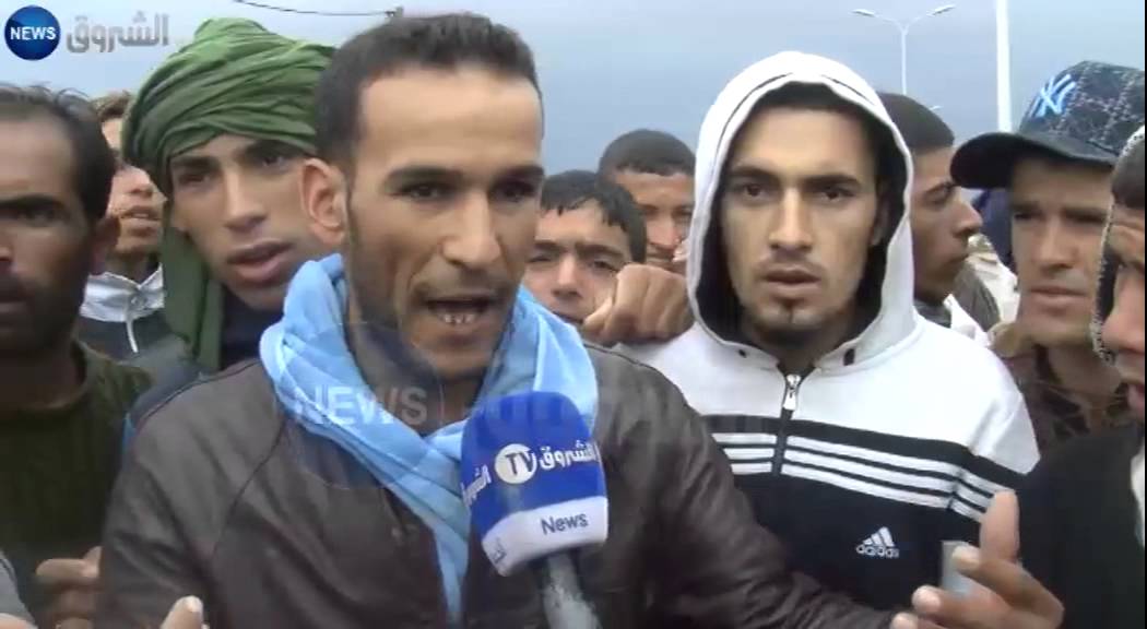 صور حية لأمطار طوفانية في ‫‏الجلفة‬ هذا اليوم.