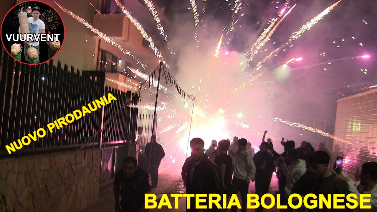 Batteria Bolognese 16 - Nuovo Pirodaunia - Festa Maria ss del Agnena 2025 - FIREWORKS - VUURWERK
