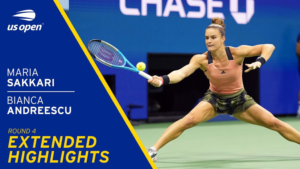 Maria Sakkari vs Bianca Andreescu Extended Highlights | 2021 US Open Round 4