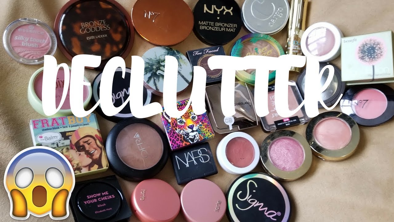 MAKEUP DECLUTTER │ BLUSH & BRONZER SINGLES