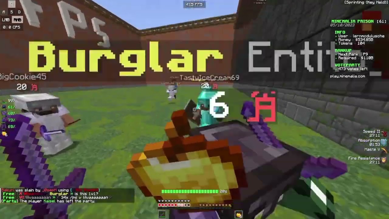 Opx vs Night Wars | Minemalia Prison
