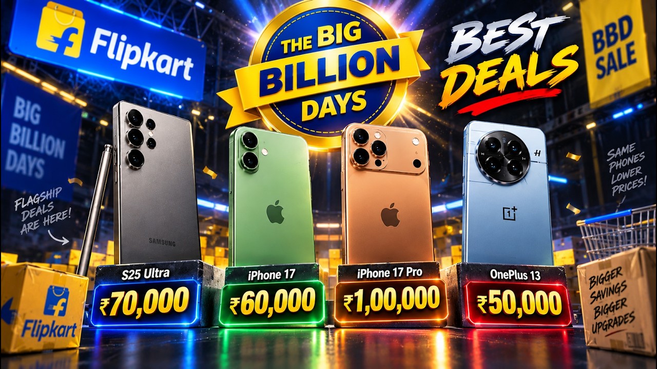 Лучшие предложения на iPhone и Samsung на распродаже BBD на Flipkart 2026