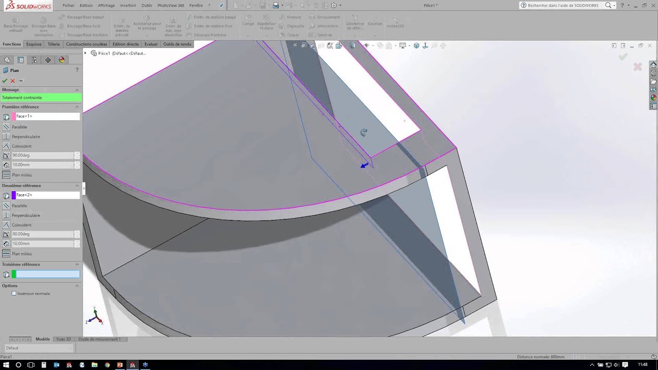 Concevoir un escalier quart tournant avec SolidWorks | A-S3D