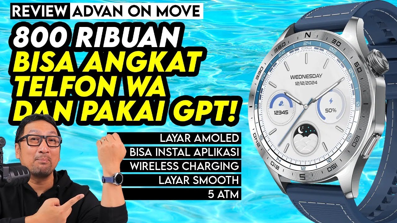 Smartwatch 800 Ribuan, Bisa Telepon WhatsApp & Pakai ChatGPT! | Review Advan On Move