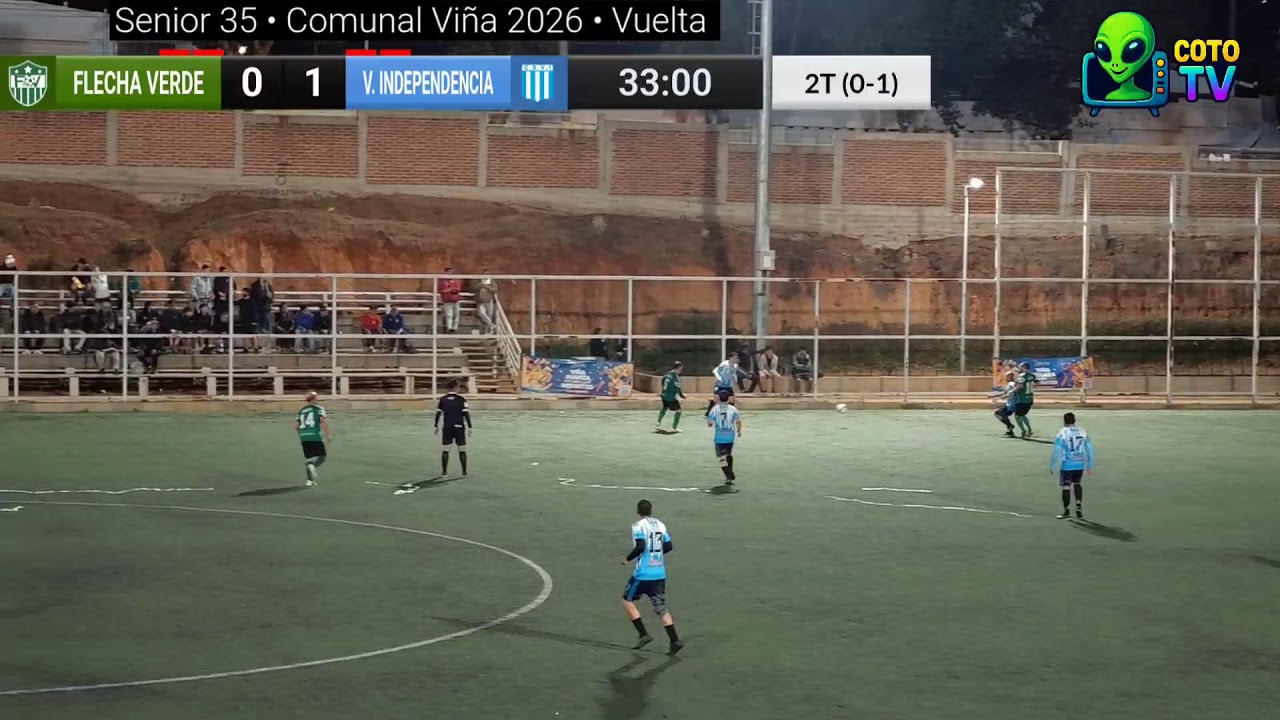Senior 35 • Flecha Verde vs Villa Independencia • Comunal Viña 2026 VUELTA