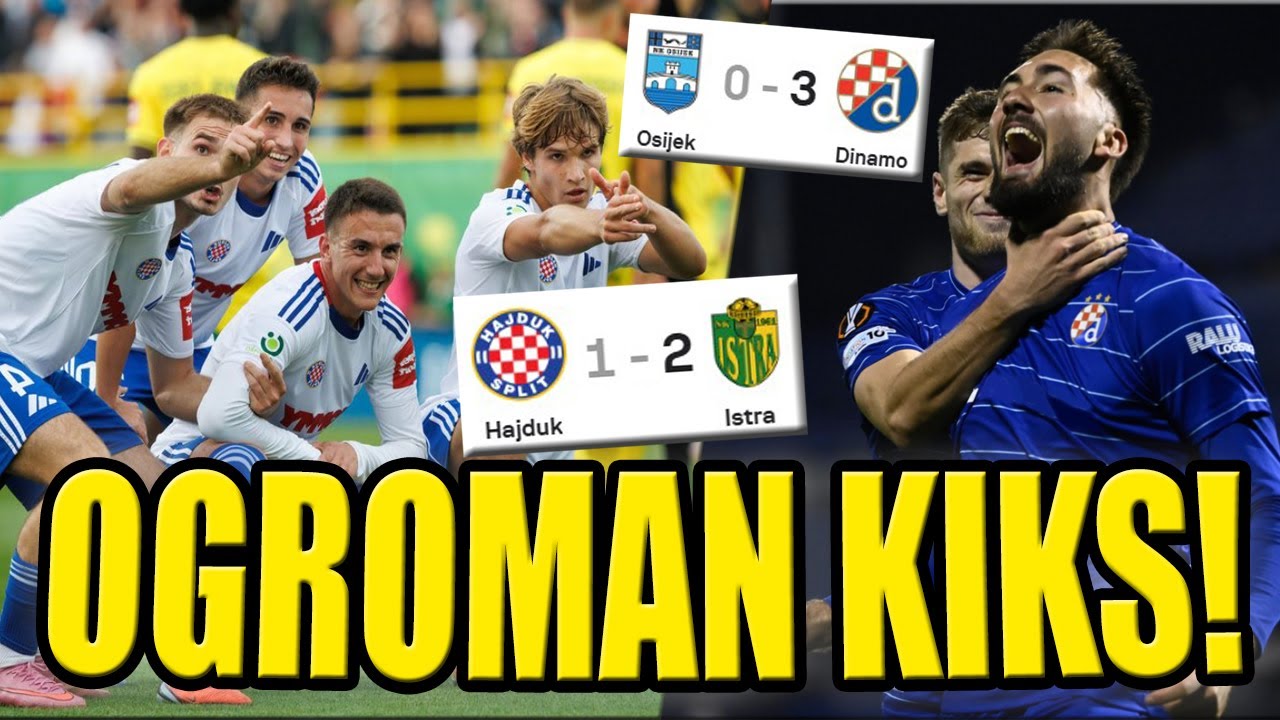 🔴ISTRA SRUŠILA HAJDUK A DINAMO PREGAZIO OSIJEK🔴BOBAN NA APARATIMA - STOJKOVIĆ NOVI PROJEKT KLUBA🔴