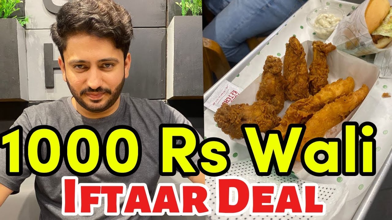 8th Ramazan iftaar at 75 DH burger House 🍔 Economical deal 