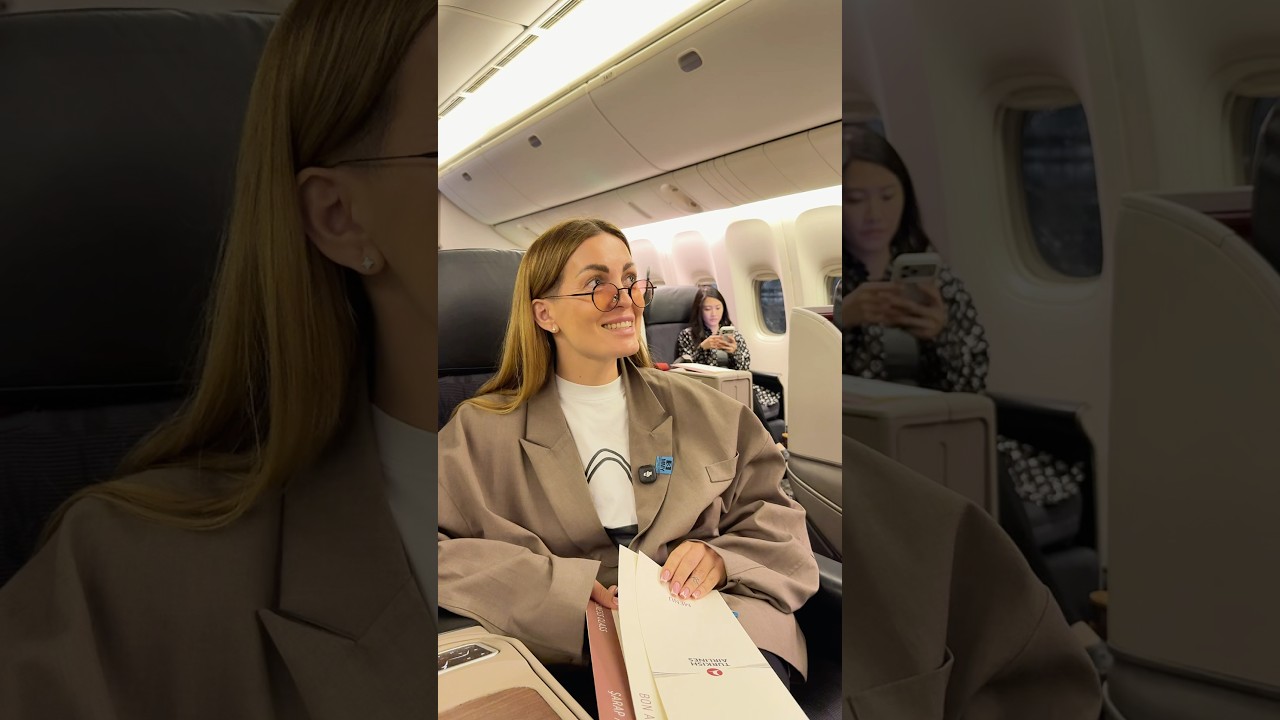 Как прошел наш перелет бизнес-классом? ✈️