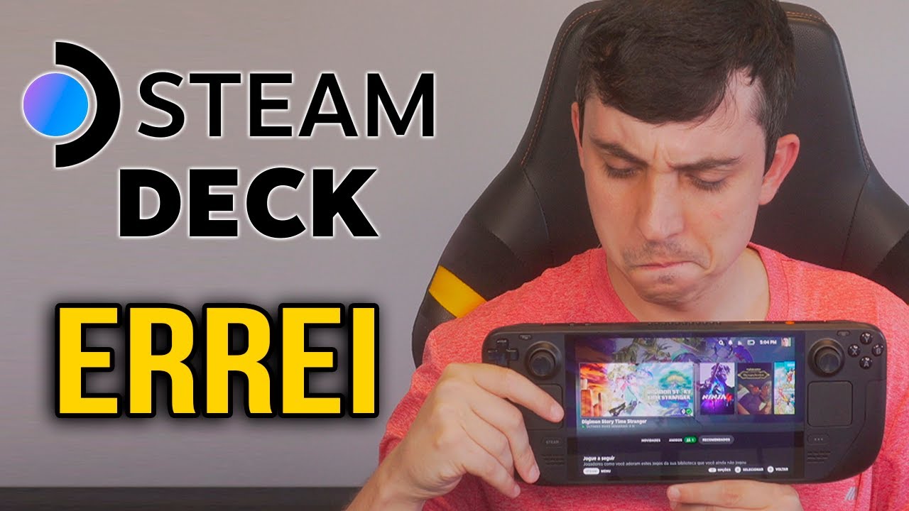 ME ARREPENDI DE COMPRAR UM STEAM DECK!