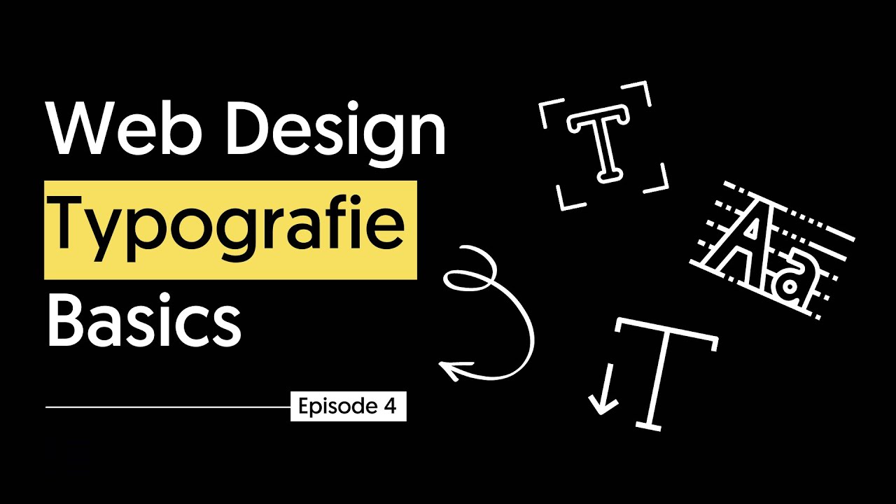 Einführung Typografie - Kostenloser Webdesign Kurs | Episode 4