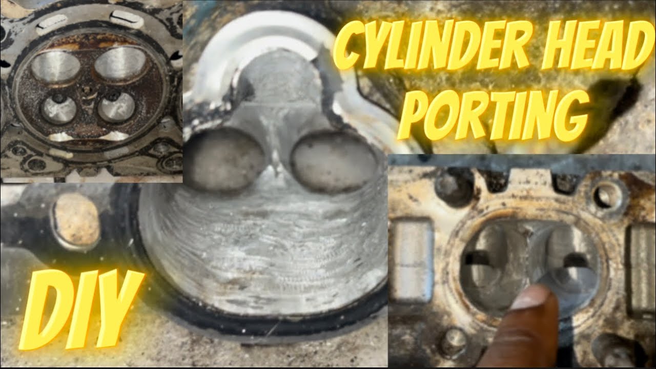 DIY Cylinder Head Porting for BIG NA POWER | VQ35HR VQ35DE | Basics & Know How