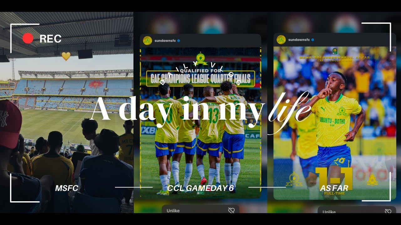 MAMELODI SUNDOWNS VLOG EP 1| MAMELODI SUNDOWNS VS AS FAR AT LOFTUS VERSFELD✈️👆🏽💛