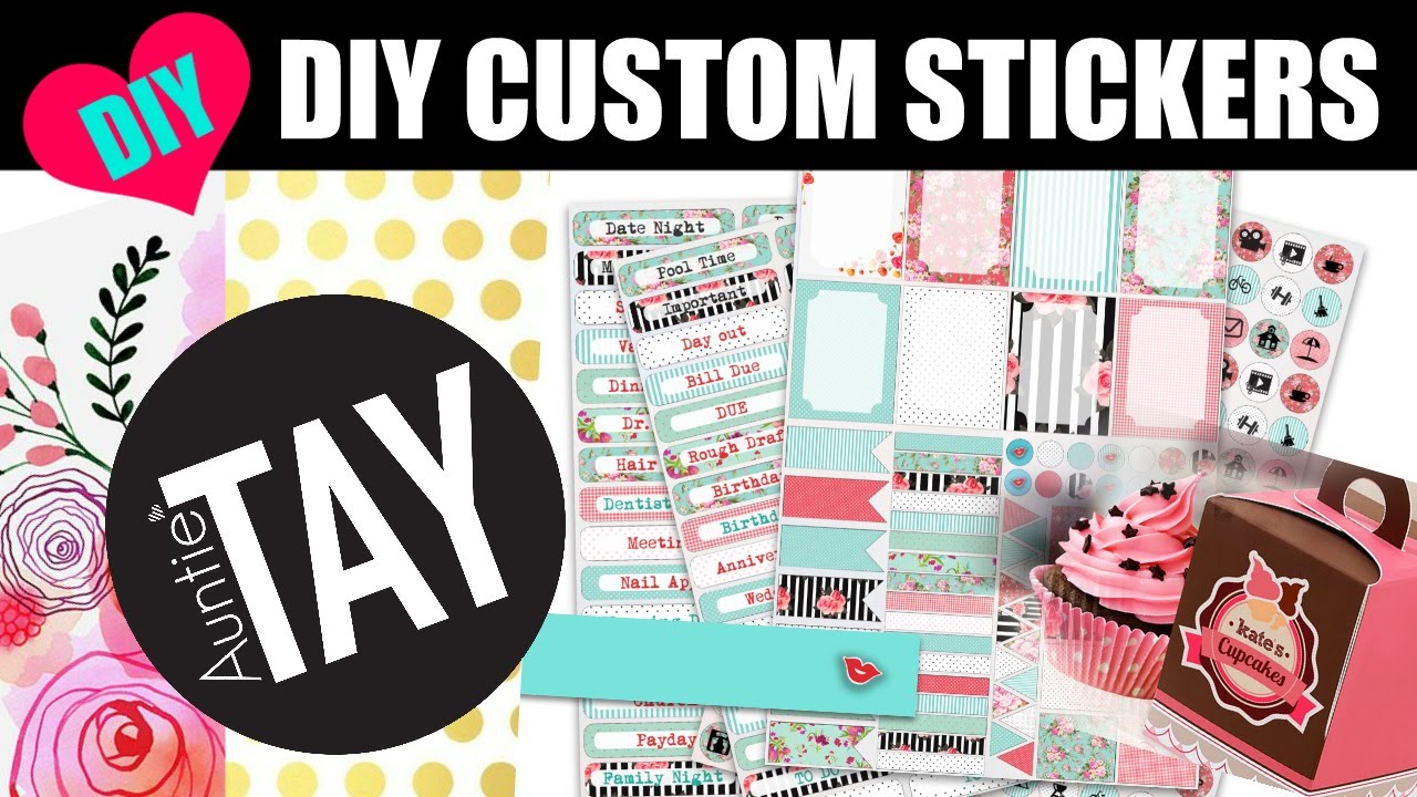 DIY Custom Stickers with the Cricut Explore Air