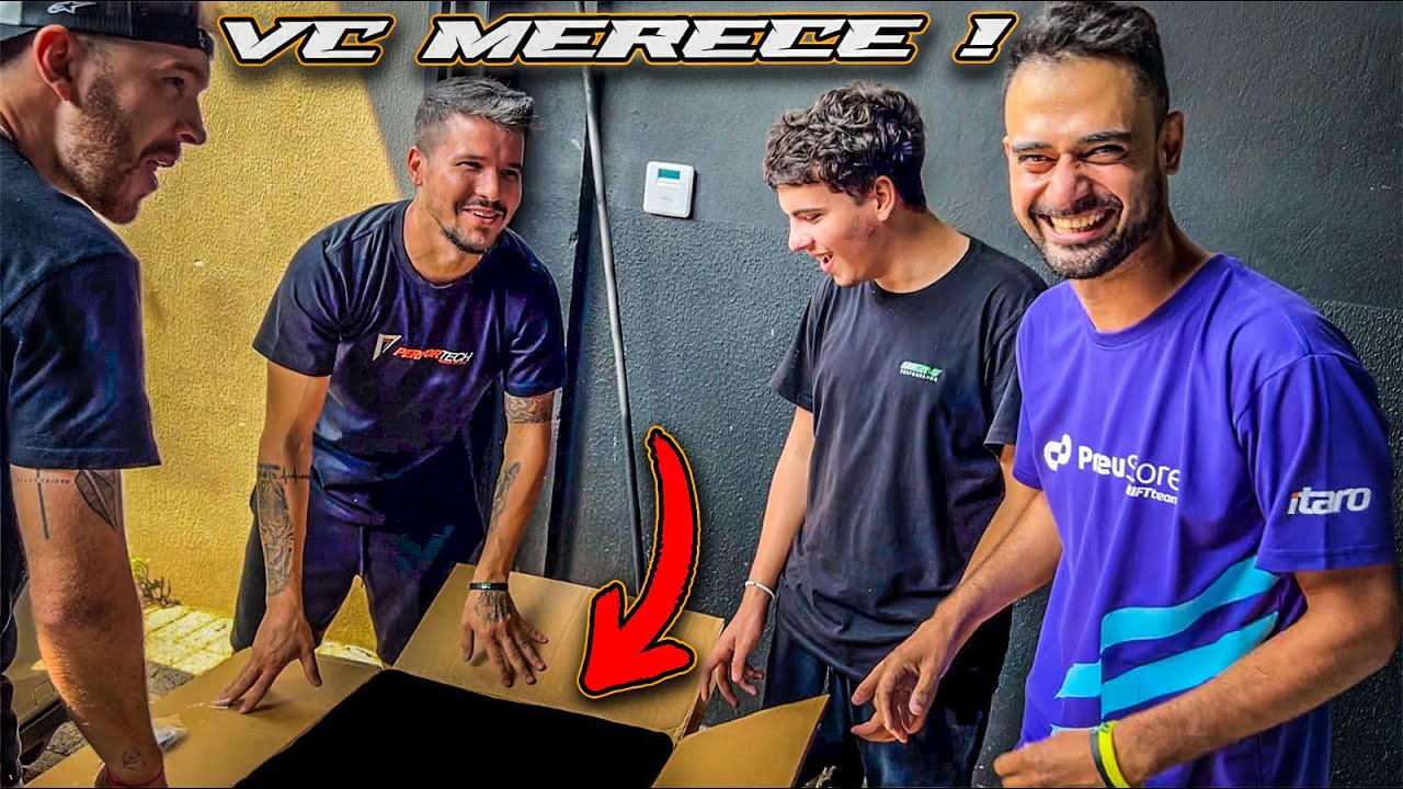 DEI UM MEGA PRESENTE PRO DIEGO FAUSTINO *retribuí por tudo que ele já fez para mim*