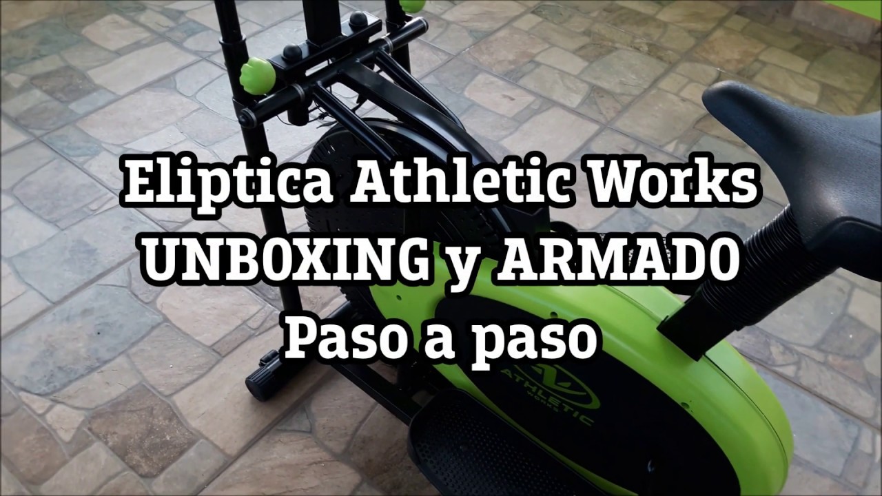 Elíptica Multifuncional (de 100 USD!) Athletic Works - UNBOXING y ARMADO Paso a paso HD Tutorial