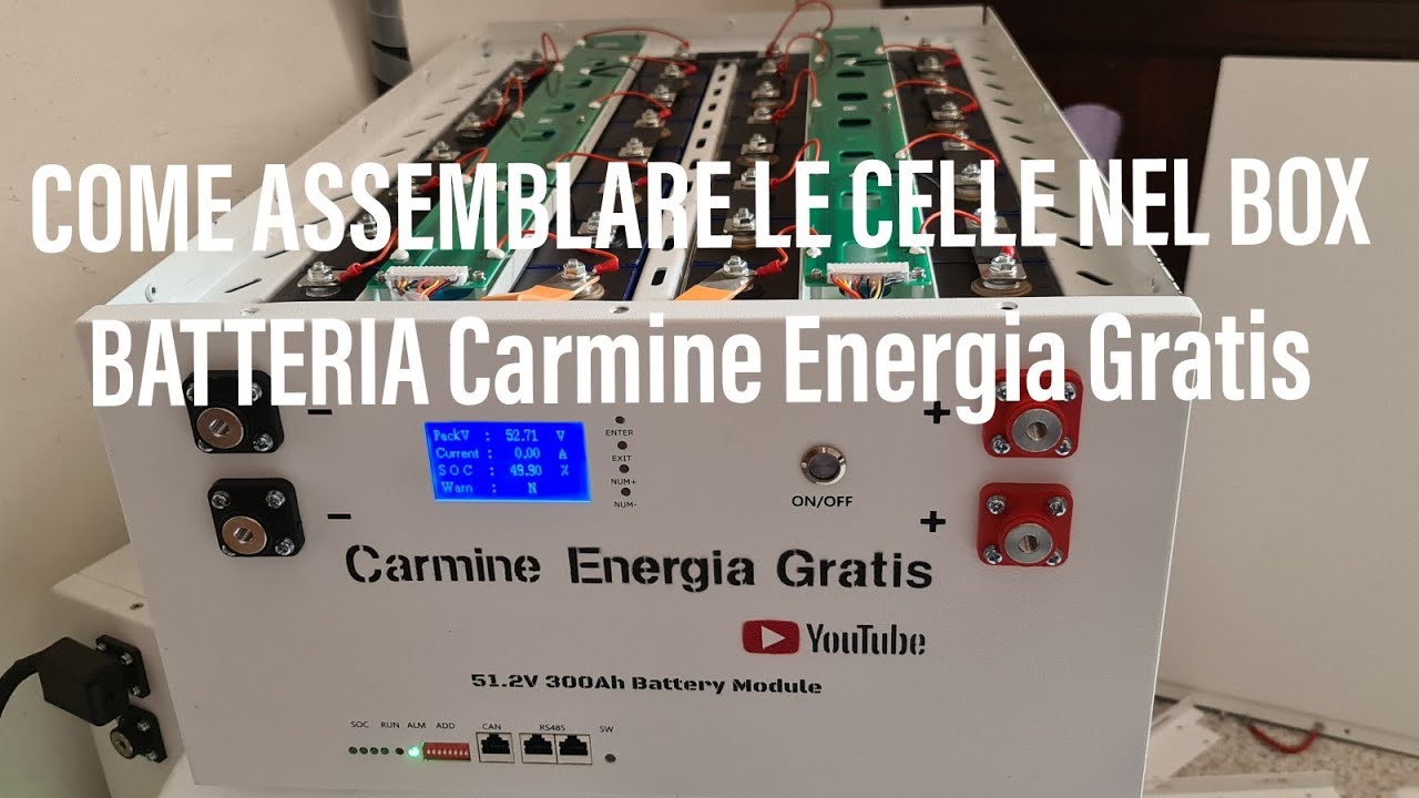 HOW TO ASSEMBLE CELLS IN THE BATTERY BOX