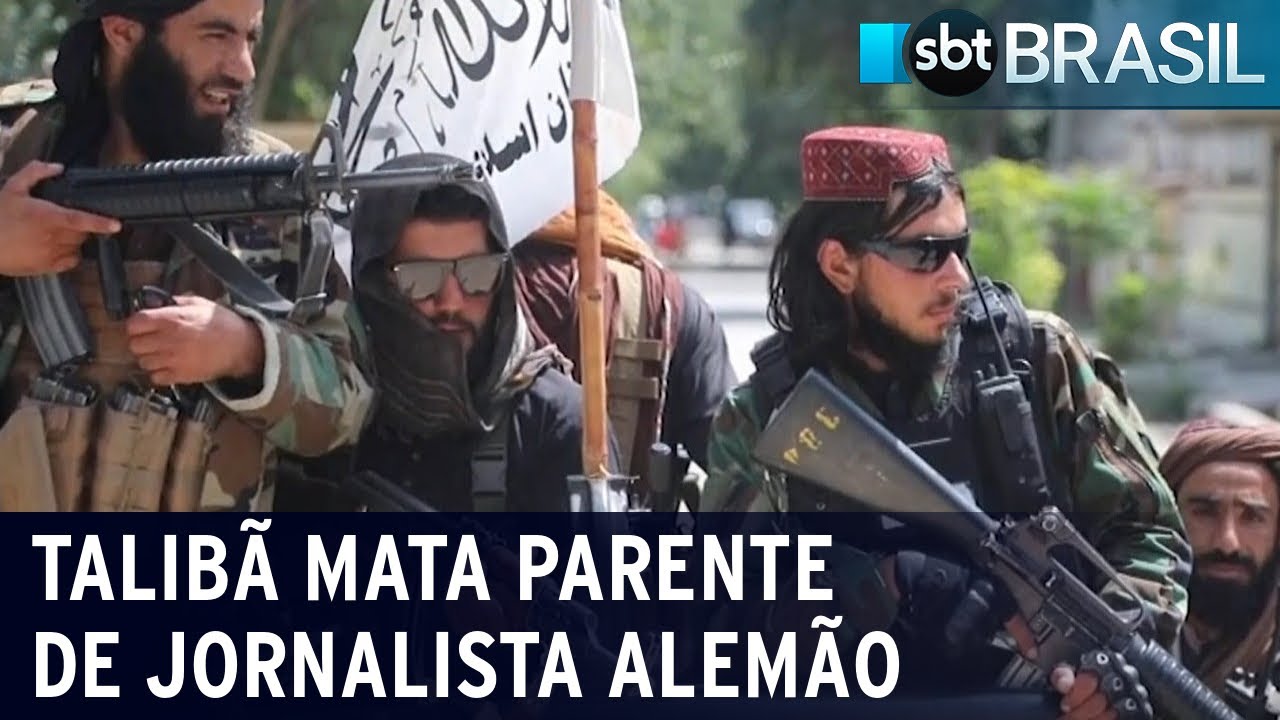 Afeganistão: Talibã mata parente de jornalista da Alemanha | SBT Brasil (20/08/21)